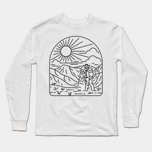 Hiker (Black) Long Sleeve T-Shirt